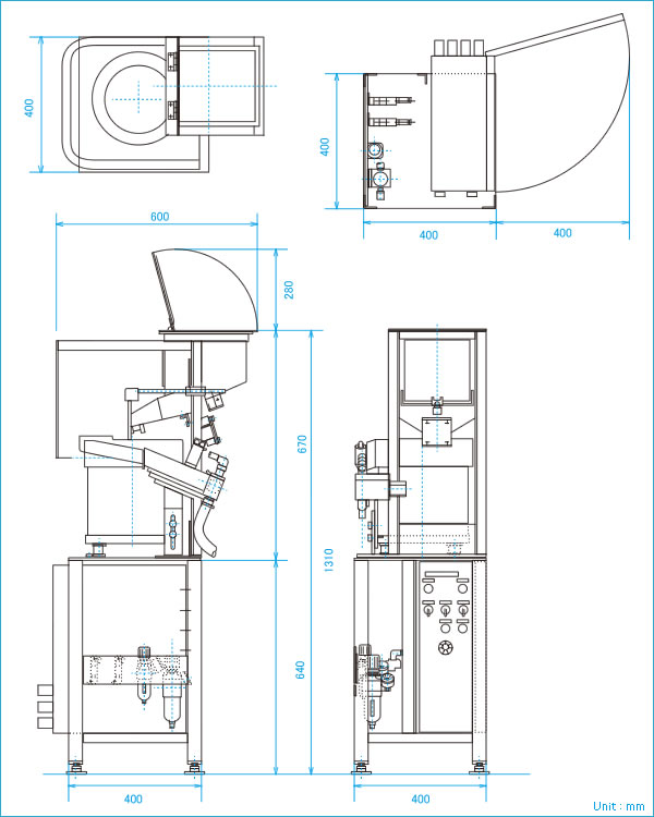 Dimensions of product